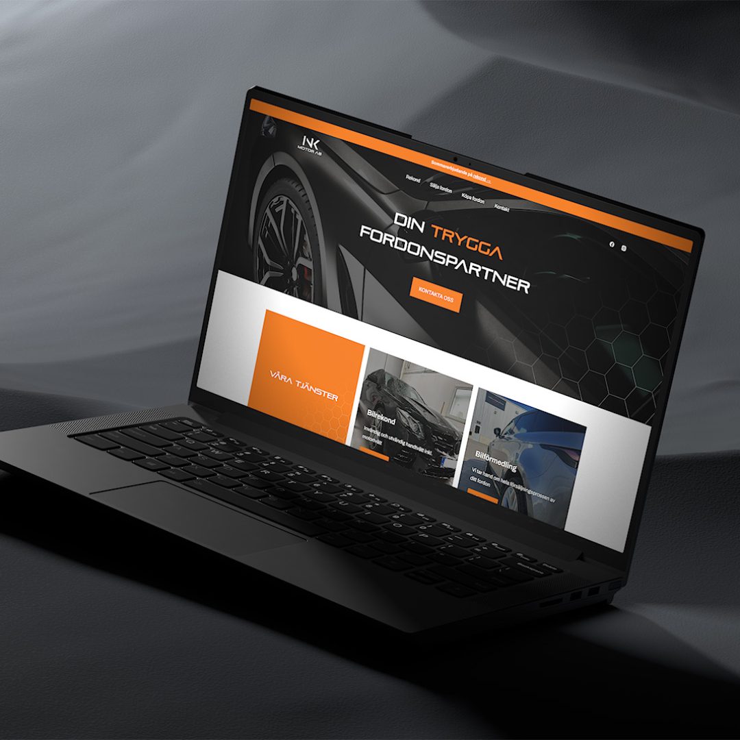 Norrlandskustens Motor webb desktop